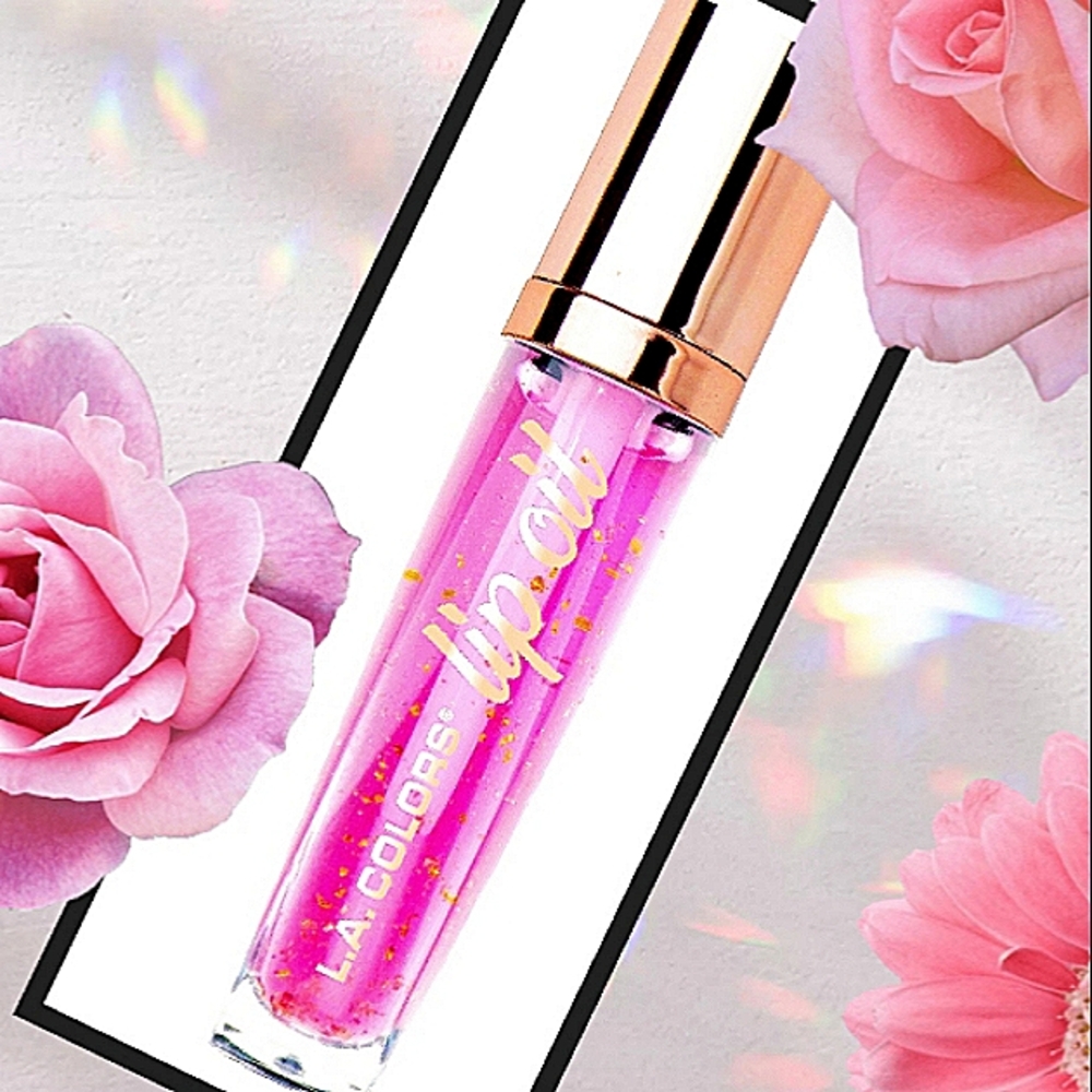 👠 Sexy Lip Oil with Real Gold Flecks that reflect the light! Color is "Sweetie"